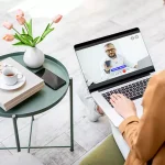 Woman Getting consulted online by a doctor in Qatar